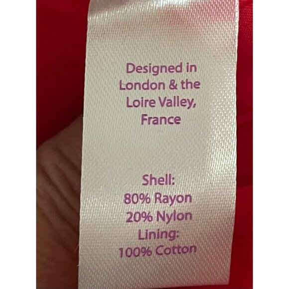 Rachel Riley Girls Red Velvet Dress With Plaid Bow Detail Size 3Y $155 - Picture 9 of 13